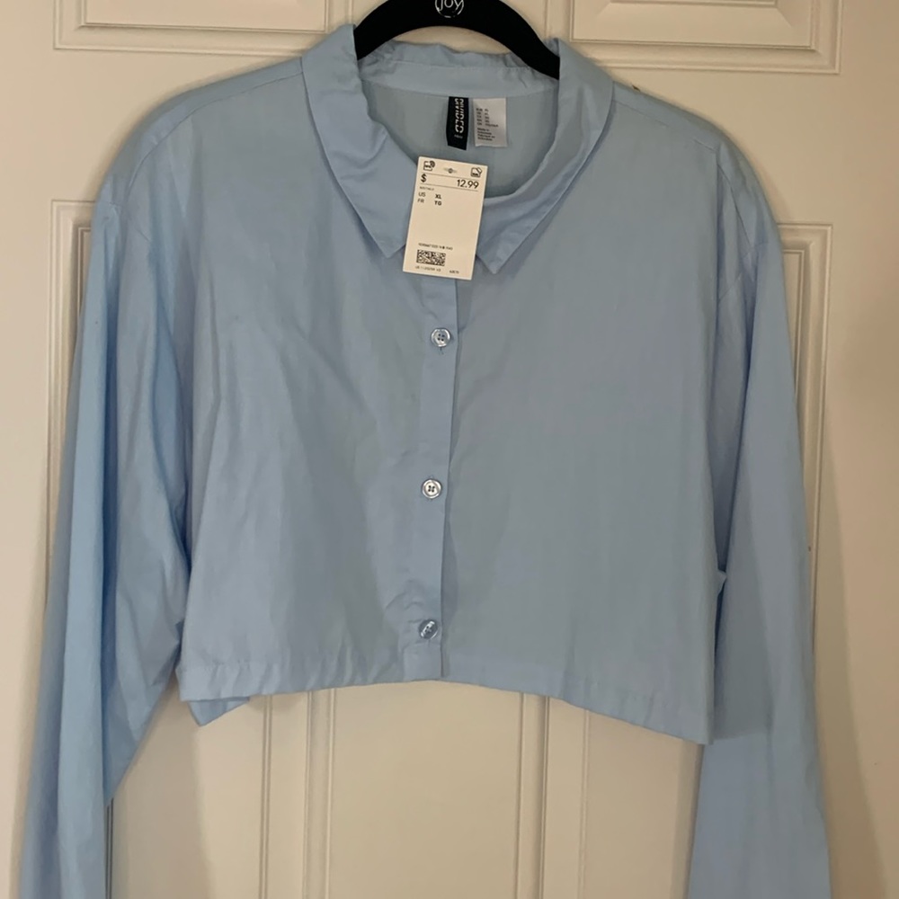 Cropped Button Down